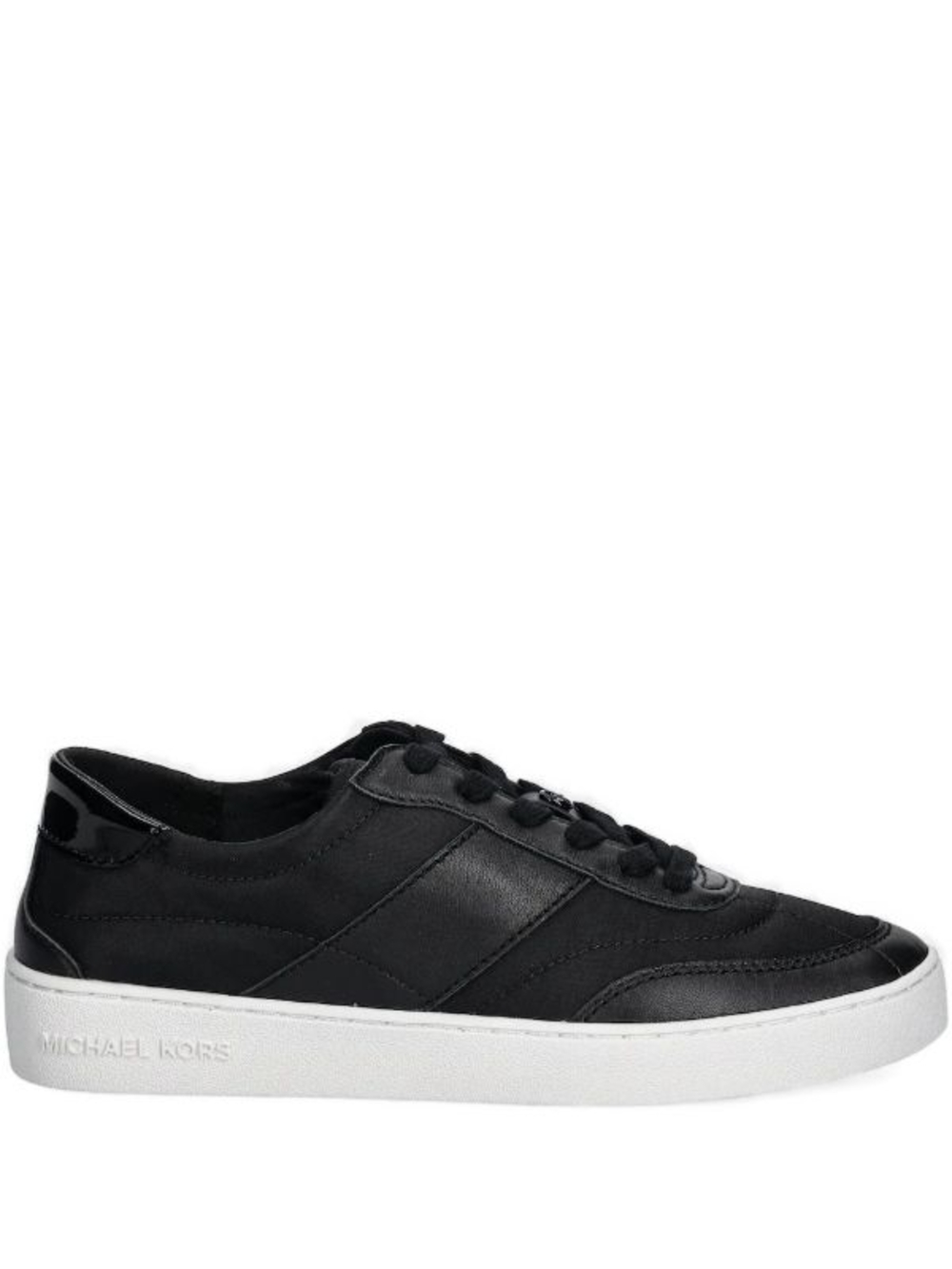 MICHAEL Michael Kors Women's KAYCEE Black Leather Sneakers Size 10 - Picture 10 of 11